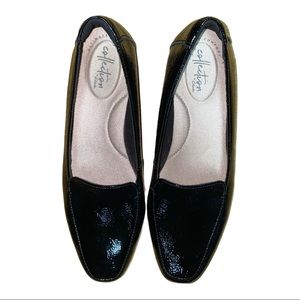 Clark Ultimate Comfort Black Shiny Loafers